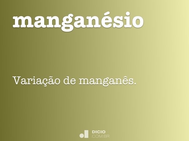 manganésio