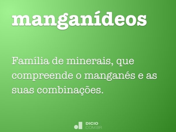 manganídeos