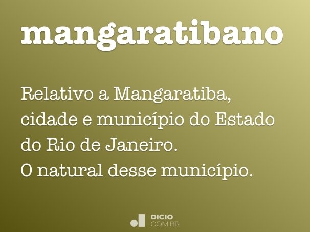 mangaratibano