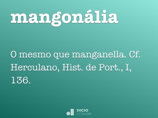 mangonália