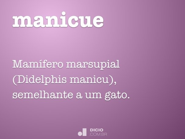 manicue