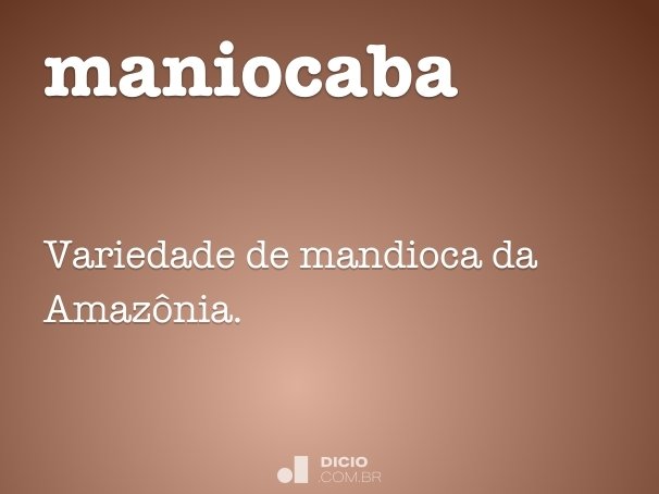 maniocaba