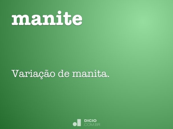manite