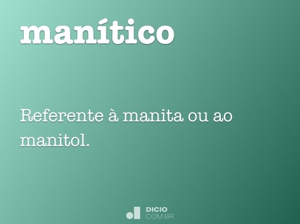 manítico