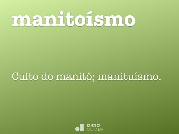 manitoísmo