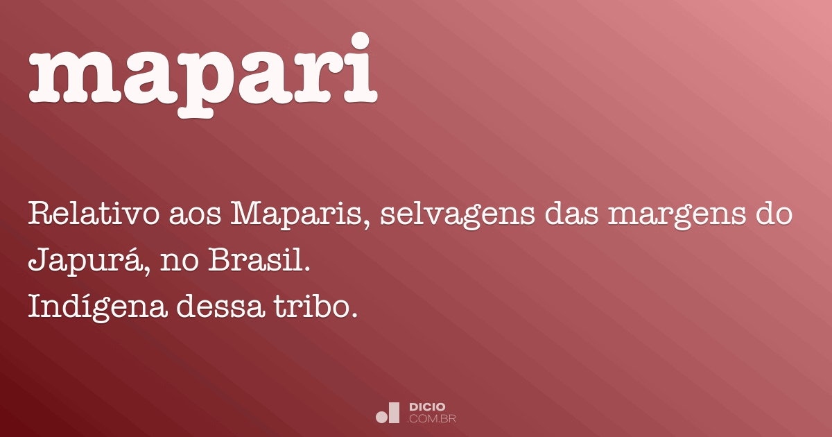 Mapinguari - Dicio, Dicionário Online de Português