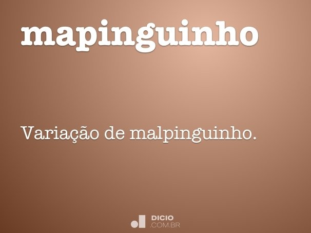mapinguinho