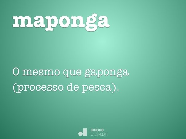 maponga