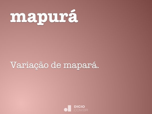 mapurá