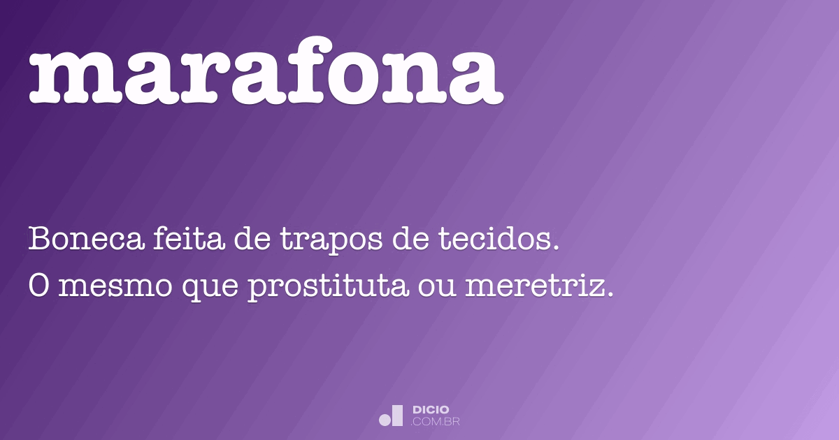Marafona Dicio, Dicionário Online de Português