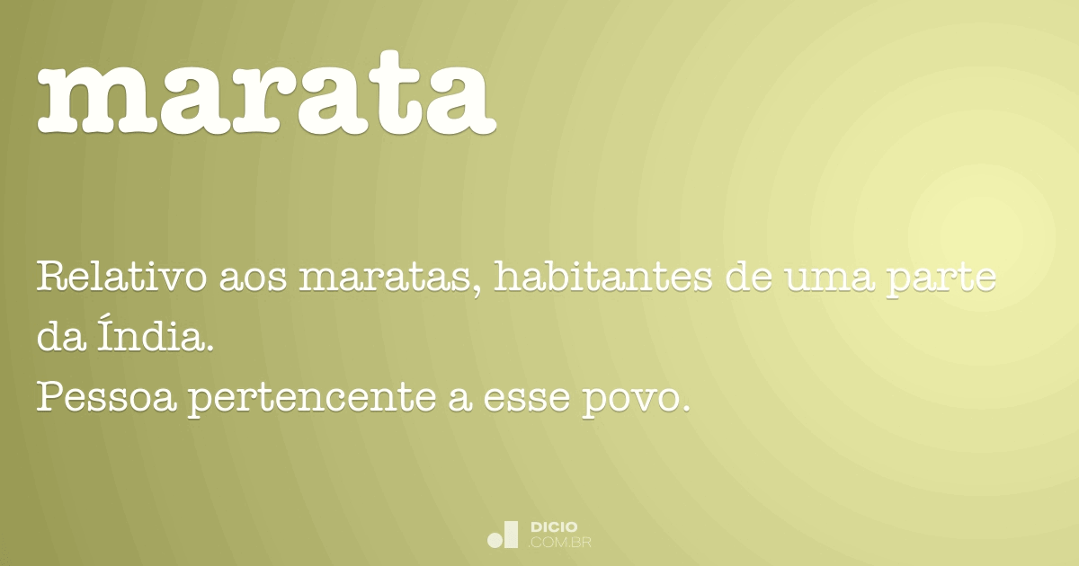 Marata Dicio, Dicionário Online de Português