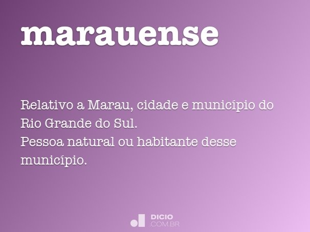 marauense