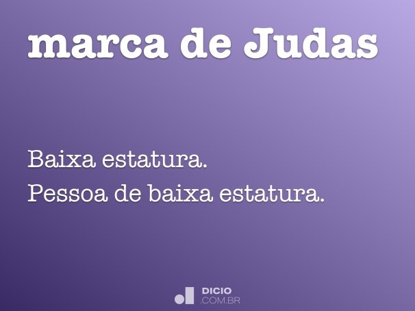 marca de Judas