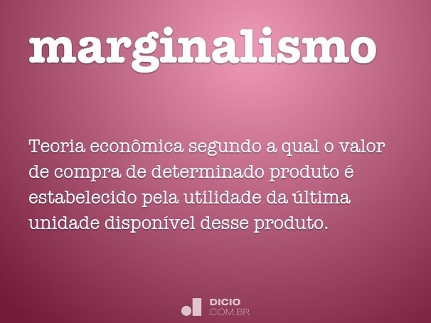 marginalismo