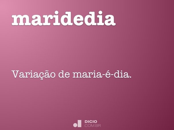 maridedia