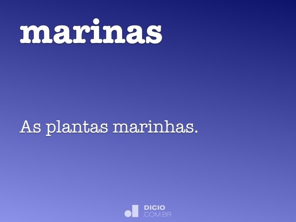 marinas