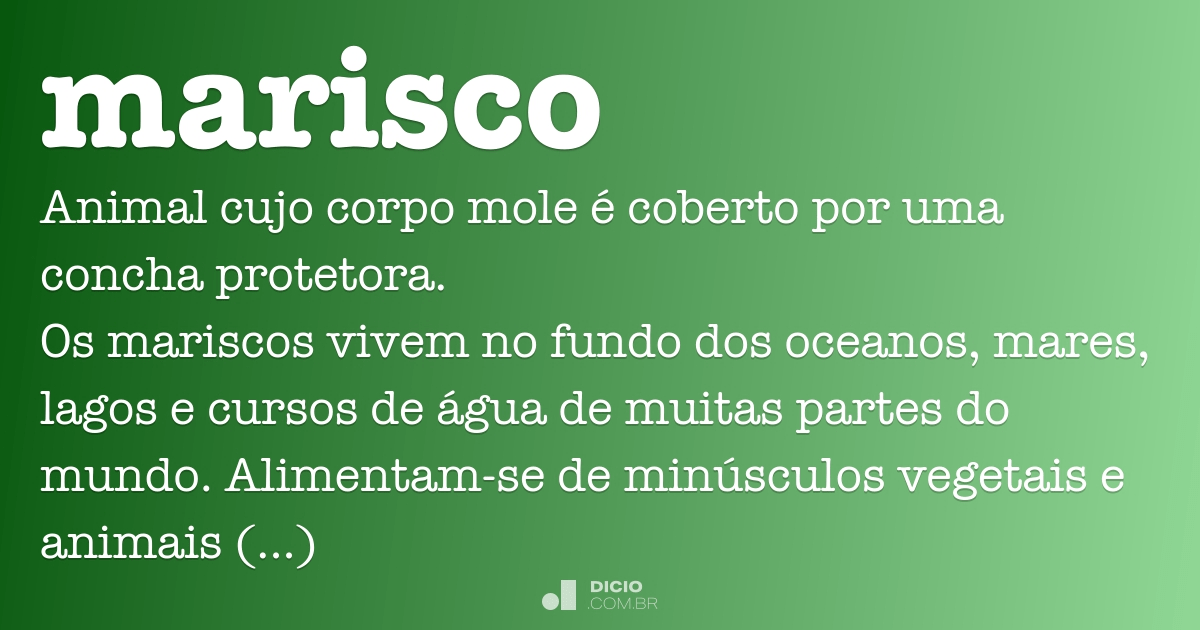 Marisco - Dicio, Dicionário Online de Português