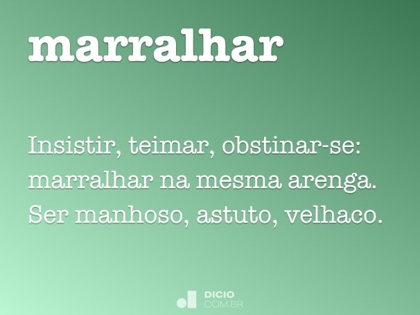 marralhar