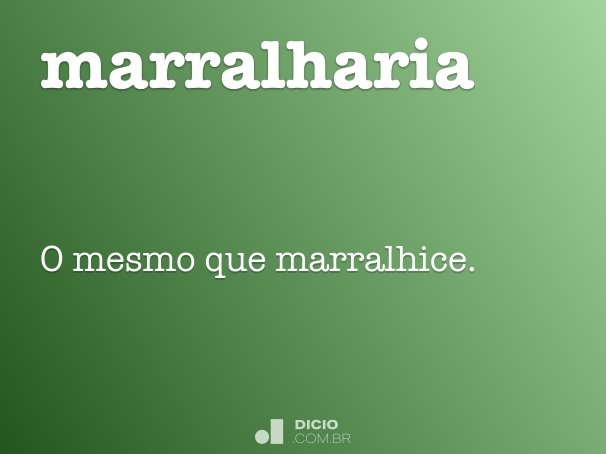 marralharia