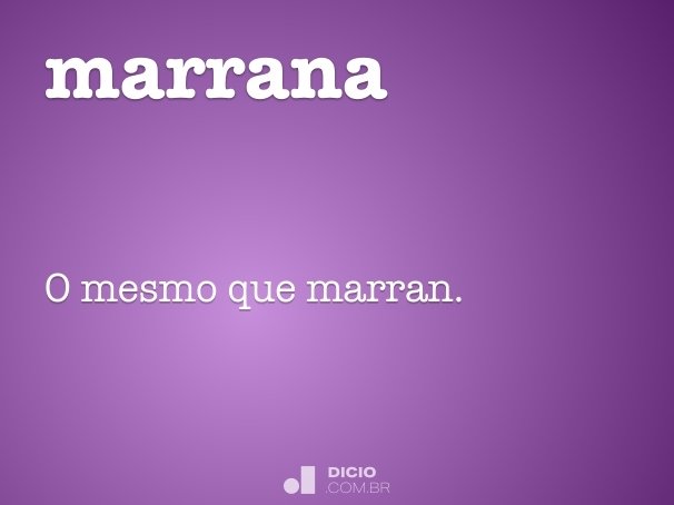 marrana