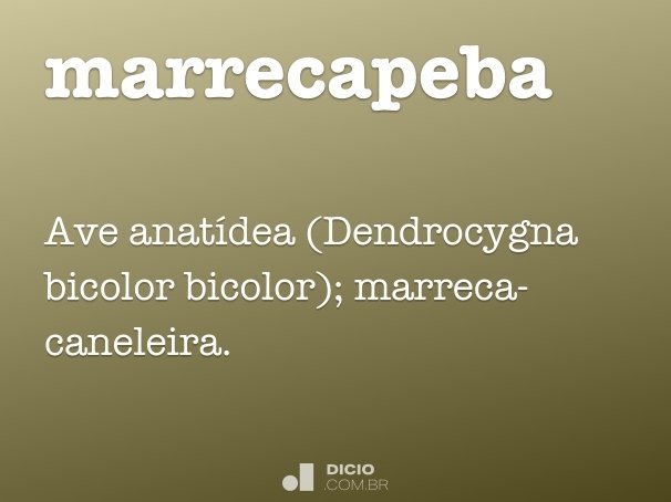 marrecapeba