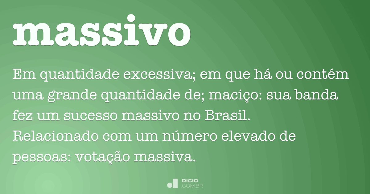 Massivo Dicio Dicionário Online de Português