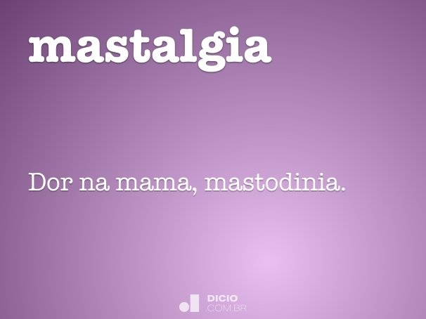 mastalgia