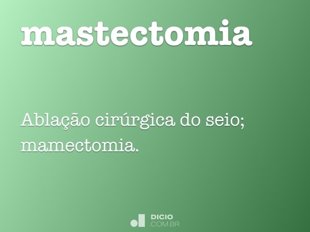 mastectomia