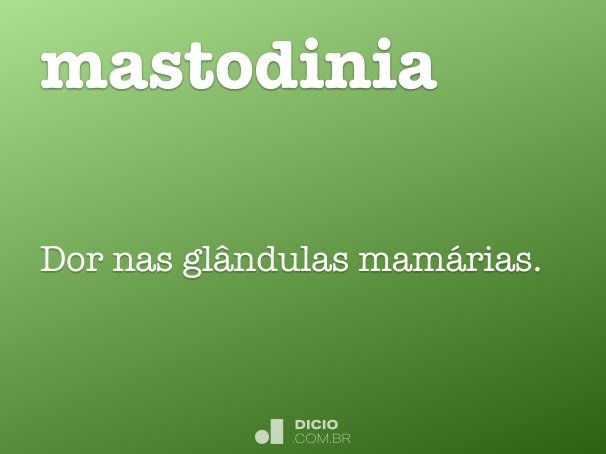 mastodinia