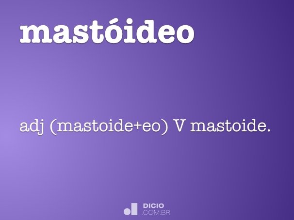 mastóideo