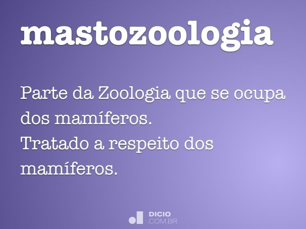 mastozoologia