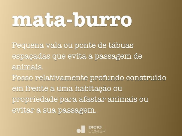 Mata-cavalo - Dicio, Dicionário Online de Português