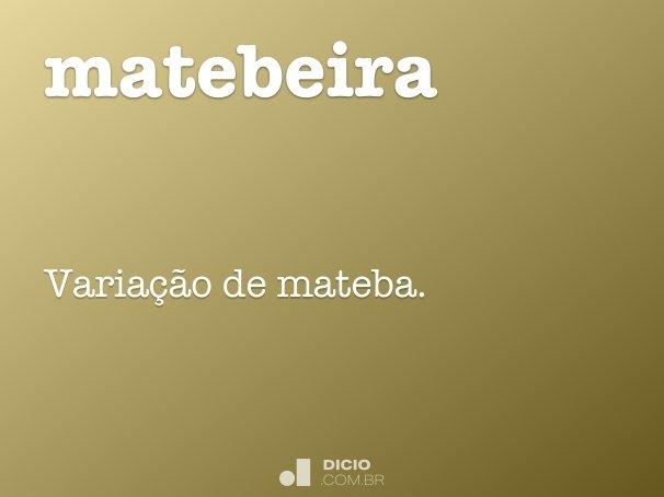 matebeira