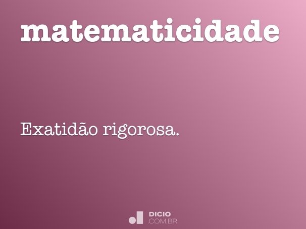 matematicidade