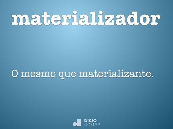 materializador