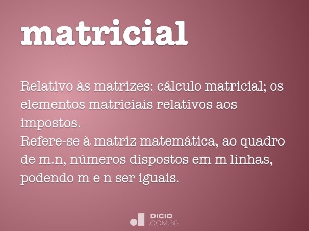 matricial