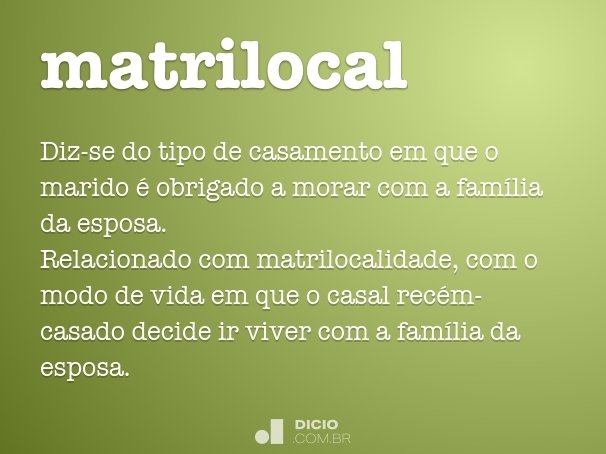 matrilocal