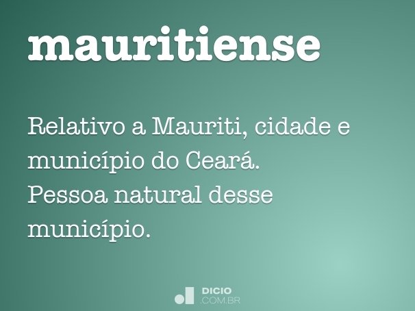 mauritiense