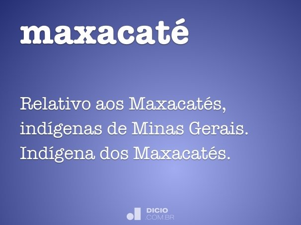 maxacaté