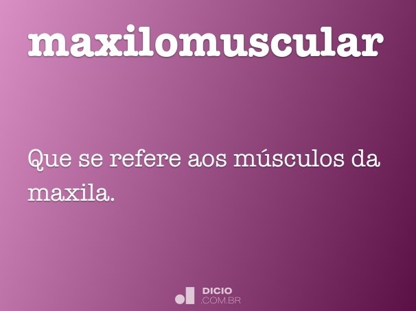 maxilomuscular