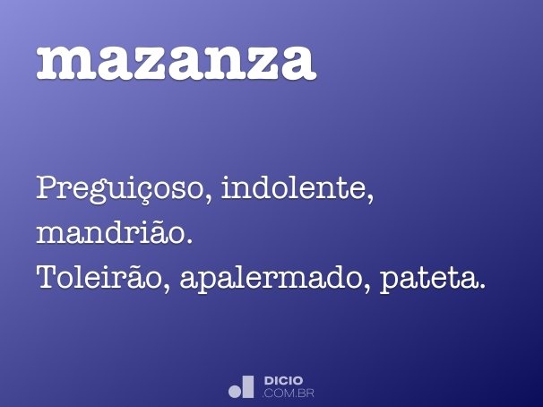 mazanza