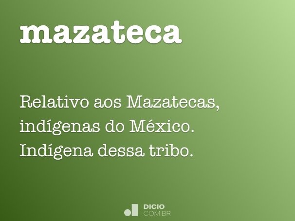 mazateca