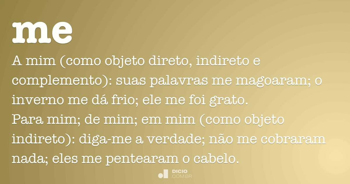 Me Dicio, Dicionário Online de Português