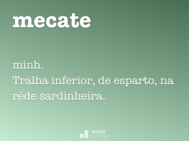 mecate