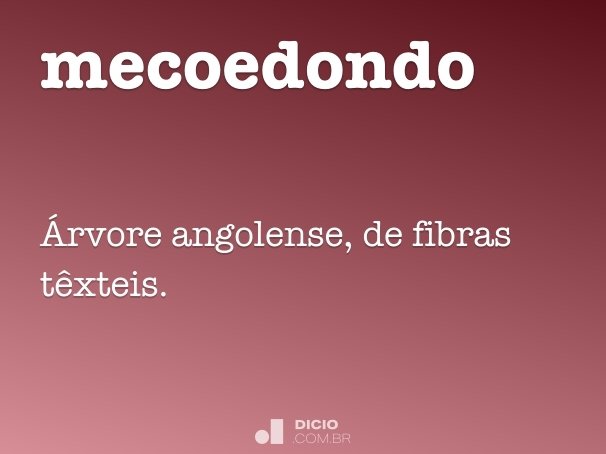 mecoedondo