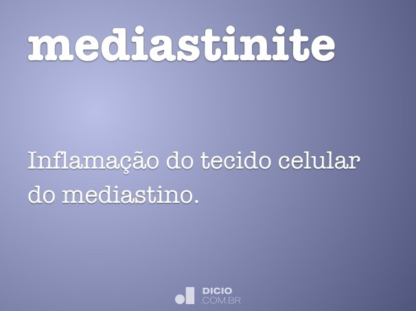 mediastinite