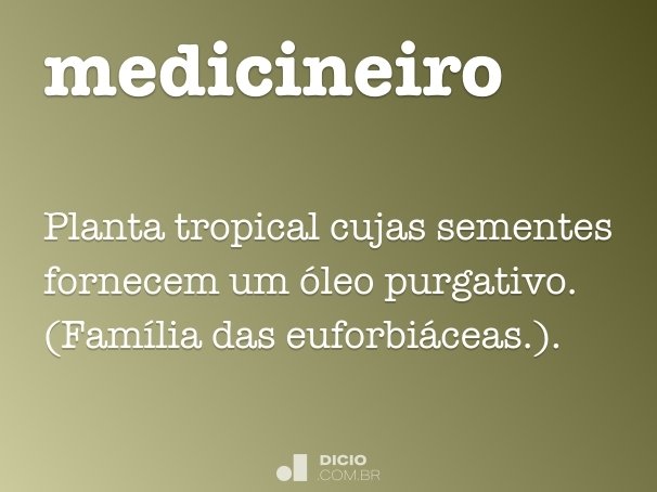 medicineiro