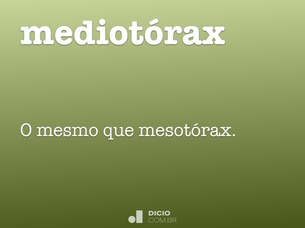 mediotórax