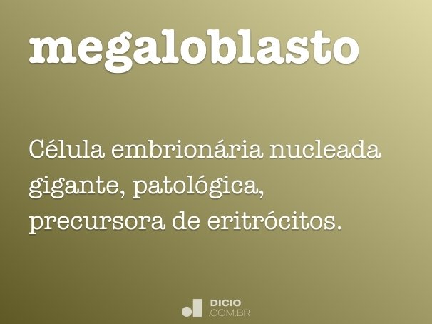 megaloblasto