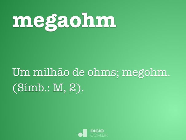 megaohm